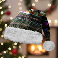 Autism Pine Christmas Santa Hat Xmas Holiday Patterns - Wonder Print Shop