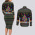 Autism Pine Christmas Couples Matching Long Sleeve Bodycon Dress and Long Sleeve Button Shirt Xmas Holiday Patterns - Wonder Print Shop