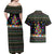 Autism Pine Christmas Couples Matching Off Shoulder Maxi Dress and Hawaiian Shirt Xmas Holiday Patterns - Wonder Print Shop