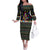 Autism Pine Christmas Family Matching Off The Shoulder Long Sleeve Dress and Hawaiian Shirt Xmas Holiday Patterns - Wonder Print Shop