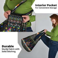 Autism Pine Christmas Grocery Bag Xmas Holiday Patterns - Wonder Print Shop