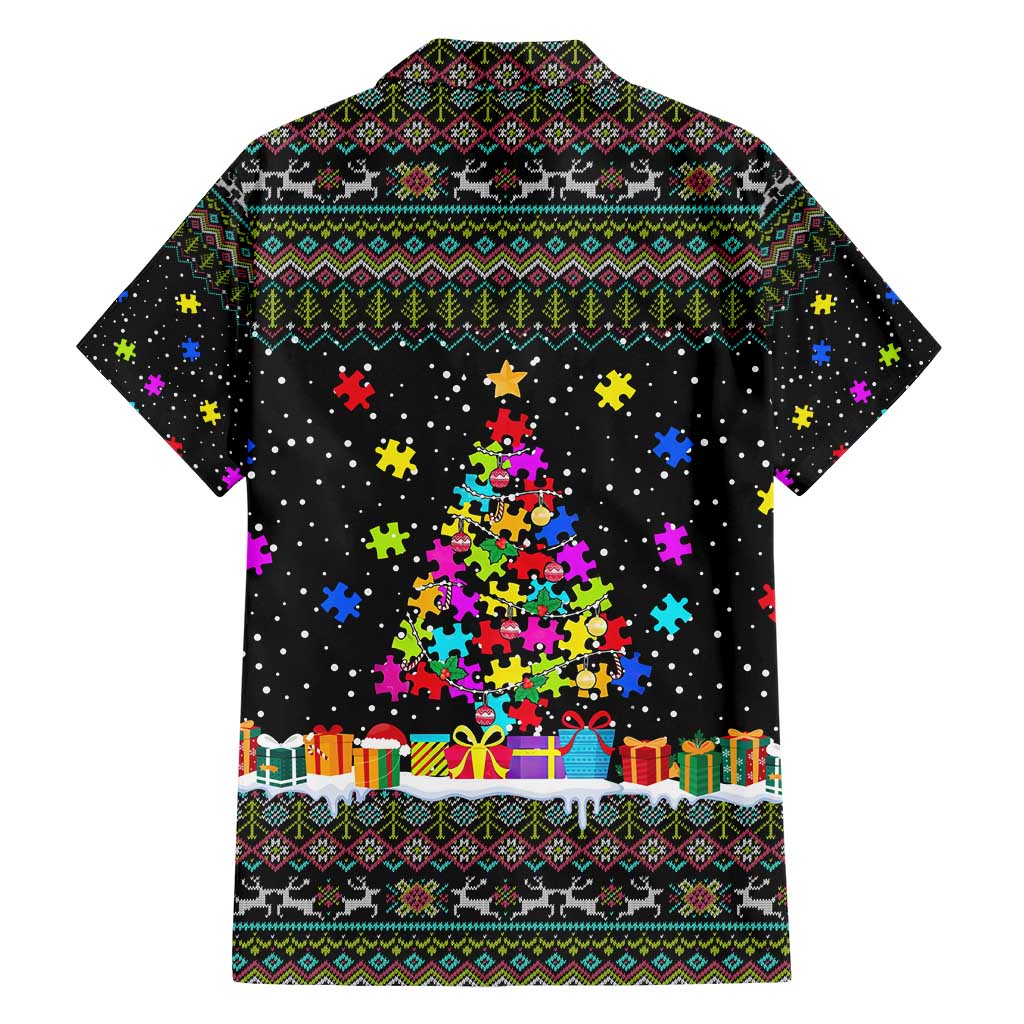 Autism Pine Christmas Hawaiian Shirt Xmas Holiday Patterns - Wonder Print Shop