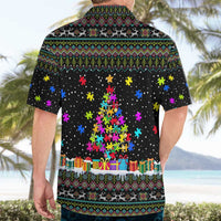 Autism Pine Christmas Hawaiian Shirt Xmas Holiday Patterns - Wonder Print Shop