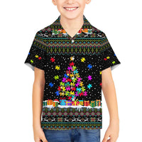 Autism Pine Christmas Hawaiian Shirt Xmas Holiday Patterns - Wonder Print Shop