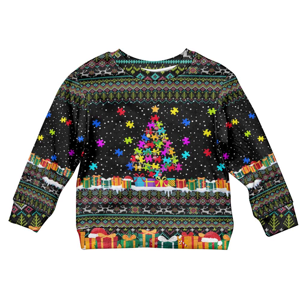 Autism Pine Christmas Kid Ugly Christmas Sweater Xmas Holiday Patterns - Wonder Print Shop