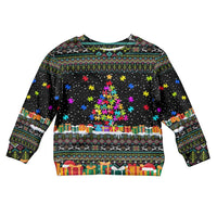 Autism Pine Christmas Kid Ugly Christmas Sweater Xmas Holiday Patterns - Wonder Print Shop
