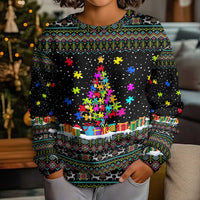 Autism Pine Christmas Kid Ugly Christmas Sweater Xmas Holiday Patterns - Wonder Print Shop