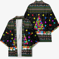Autism Pine Christmas Kimono Xmas Holiday Patterns - Wonder Print Shop