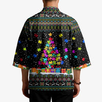 Autism Pine Christmas Kimono Xmas Holiday Patterns - Wonder Print Shop