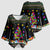 Autism Pine Christmas Kimono Sleeve Blouse Xmas Holiday Patterns - Wonder Print Shop