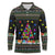 Autism Pine Christmas Long Sleeve Polo Shirt Xmas Holiday Patterns - Wonder Print Shop