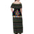 Autism Pine Christmas Off Shoulder Maxi Dress Xmas Holiday Patterns - Wonder Print Shop