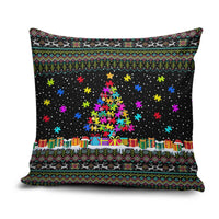 Autism Pine Christmas Pillow Cover Xmas Holiday Patterns - Wonder Print Shop