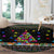 Autism Pine Christmas Round Carpet Xmas Holiday Patterns - Wonder Print Shop