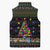 Autism Pine Christmas Sleeveless Puffer Jacket Xmas Holiday Patterns - Wonder Print Shop