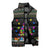 Autism Pine Christmas Sleeveless Puffer Jacket Xmas Holiday Patterns - Wonder Print Shop