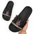 Autism Pine Christmas Slide Sandals Xmas Holiday Patterns - Wonder Print Shop