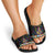 Autism Pine Christmas Slide Sandals Xmas Holiday Patterns - Wonder Print Shop