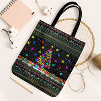 Autism Pine Christmas Tote Bag Xmas Holiday Patterns - Wonder Print Shop