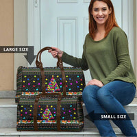 Autism Pine Christmas Travel Bag Xmas Holiday Patterns - Wonder Print Shop