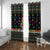 Autism Pine Christmas Window Curtain Xmas Holiday Patterns - Wonder Print Shop