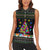 Autism Pine Christmas Women Sleeveless Polo Shirt Xmas Holiday Patterns - Wonder Print Shop