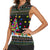 Autism Pine Christmas Women Sleeveless Polo Shirt Xmas Holiday Patterns - Wonder Print Shop