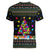 Autism Pine Christmas Women V-Neck T-Shirt Xmas Holiday Patterns - Wonder Print Shop