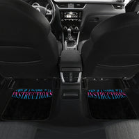 You Couldn't Handle Me Triangle Skull Car Mats - Wonder Print Shop