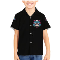 You Couldn't Handle Me Triangle Skull Family Matching Mermaid Dress and Hawaiian Shirt - Wonder Print Shop