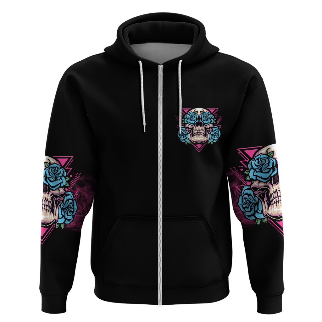 You Couldn't Handle Me Triangle Skull Hoodie - Wonder Print Shop