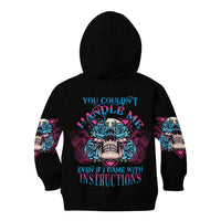 You Couldn't Handle Me Triangle Skull Kid Hoodie - Wonder Print Shop