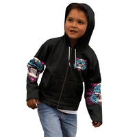 You Couldn't Handle Me Triangle Skull Kid Hoodie - Wonder Print Shop