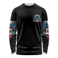 You Couldn't Handle Me Triangle Skull Long Sleeve Shirt - Wonder Print Shop