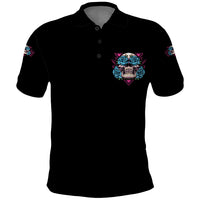 You Couldn't Handle Me Triangle Skull Polo Shirt - Wonder Print Shop
