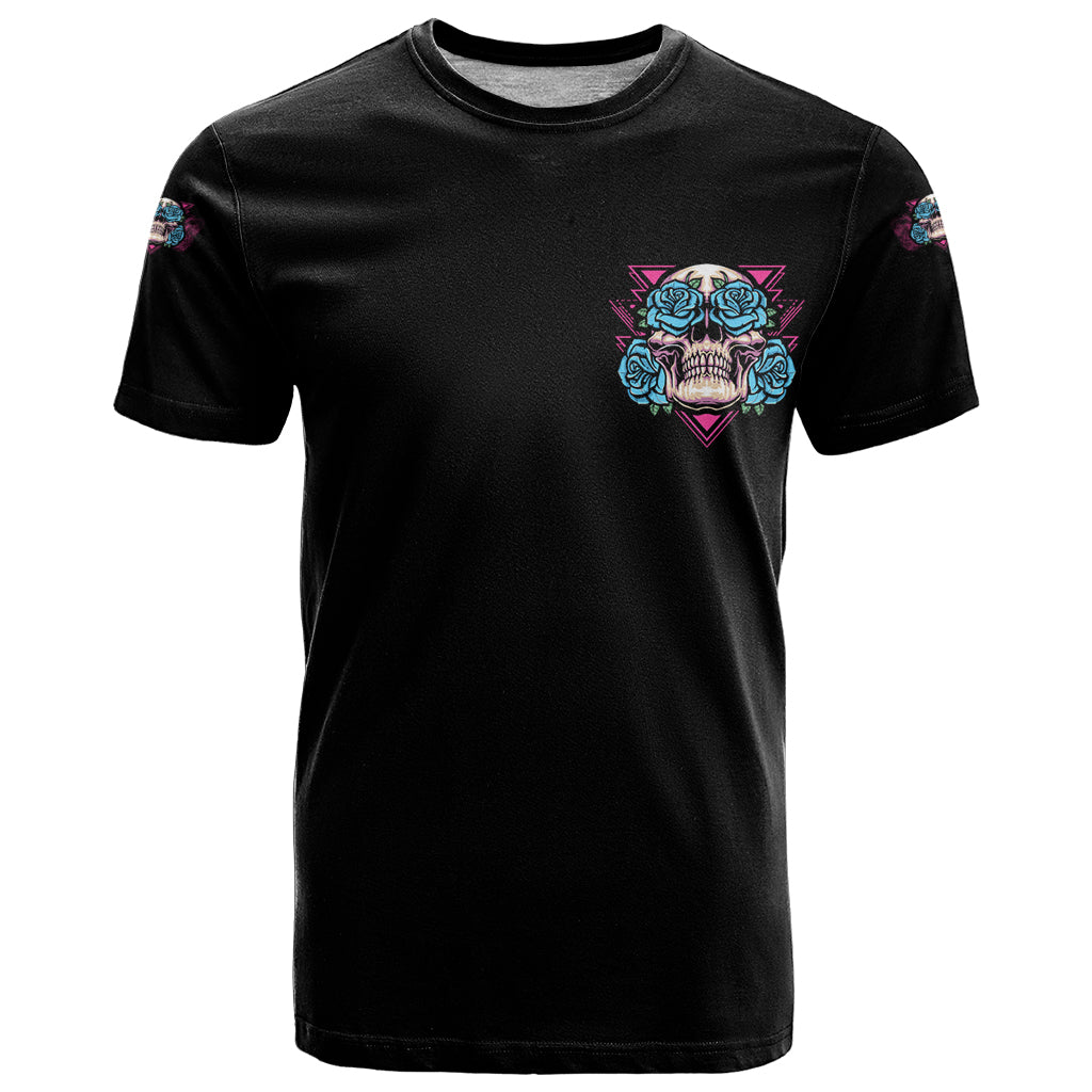 You Couldn't Handle Me Triangle Skull T Shirt - Wonder Print Shop