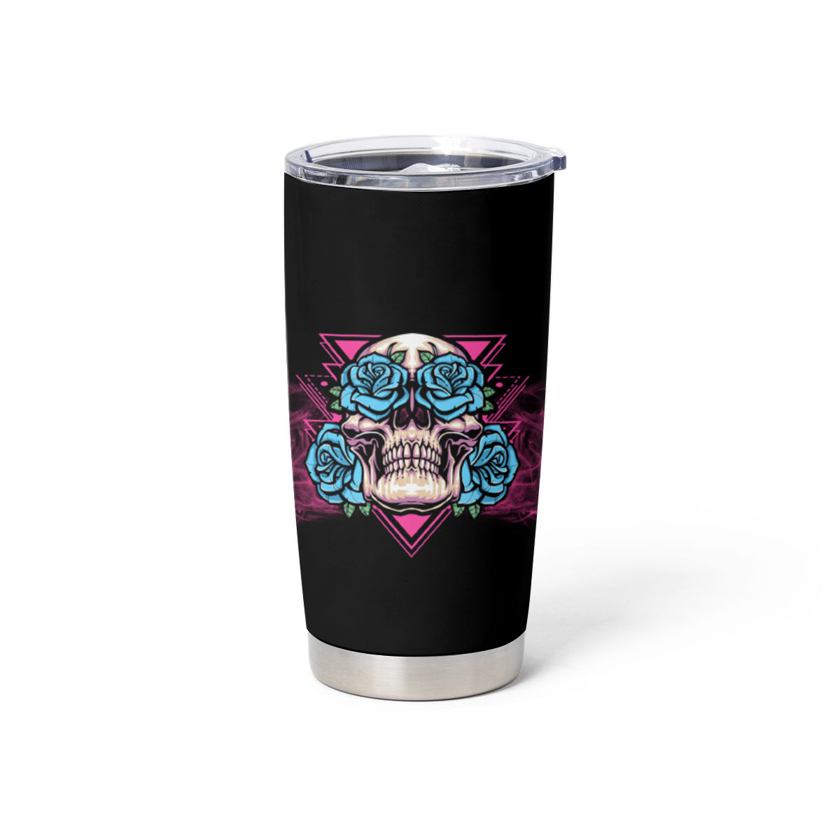 You Couldn't Handle Me Triangle Skull Tumbler Cup - Wonder Print Shop