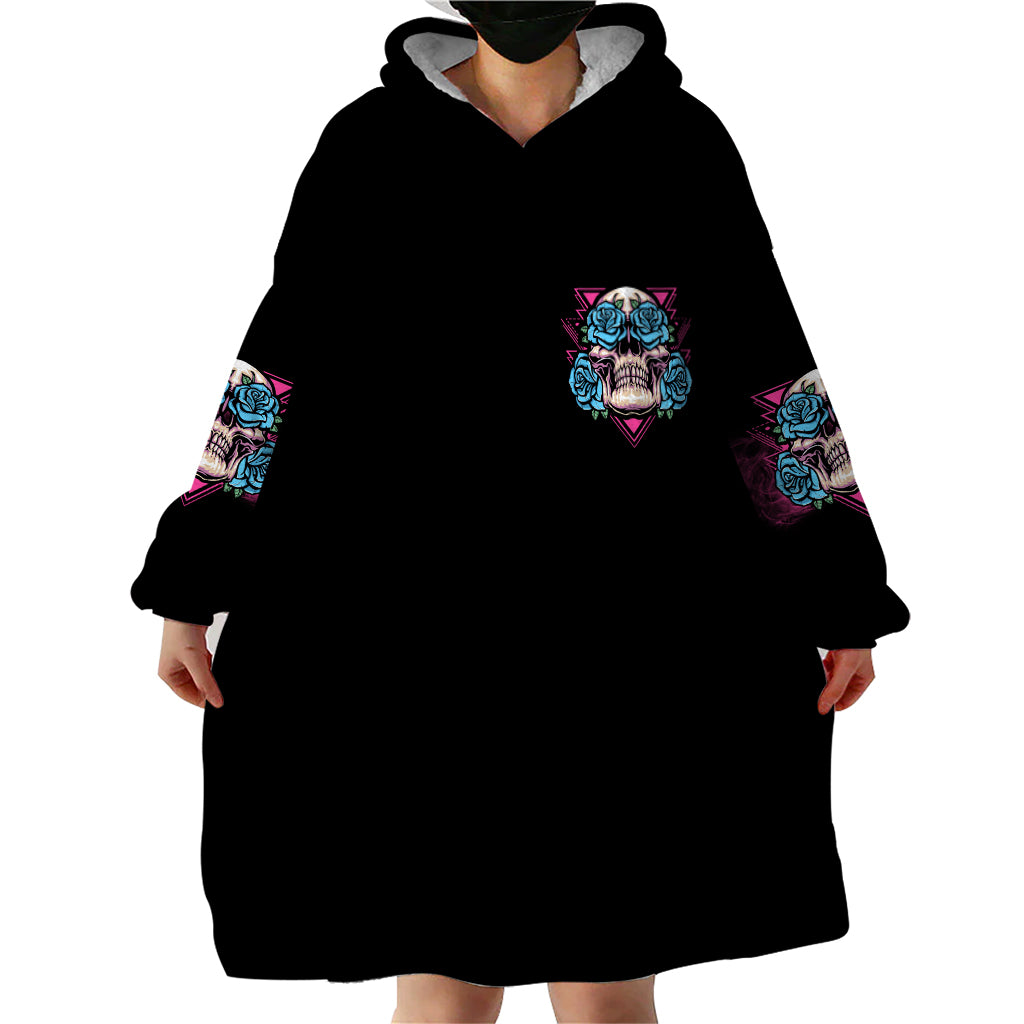 You Couldn't Handle Me Triangle Skull Wearable Blanket Hoodie - Wonder Print Shop