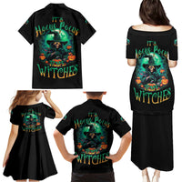 Hocus Pocus Halloween Family Matching Puletasi Dress and Hawaiian Shirt - Wonder Print Shop