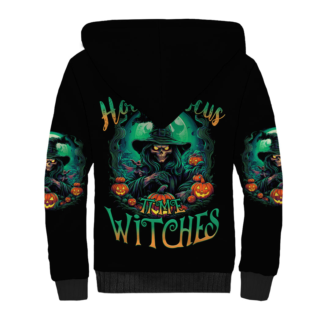 Hocus Pocus Halloween Sherpa Hoodie - Wonder Print Shop