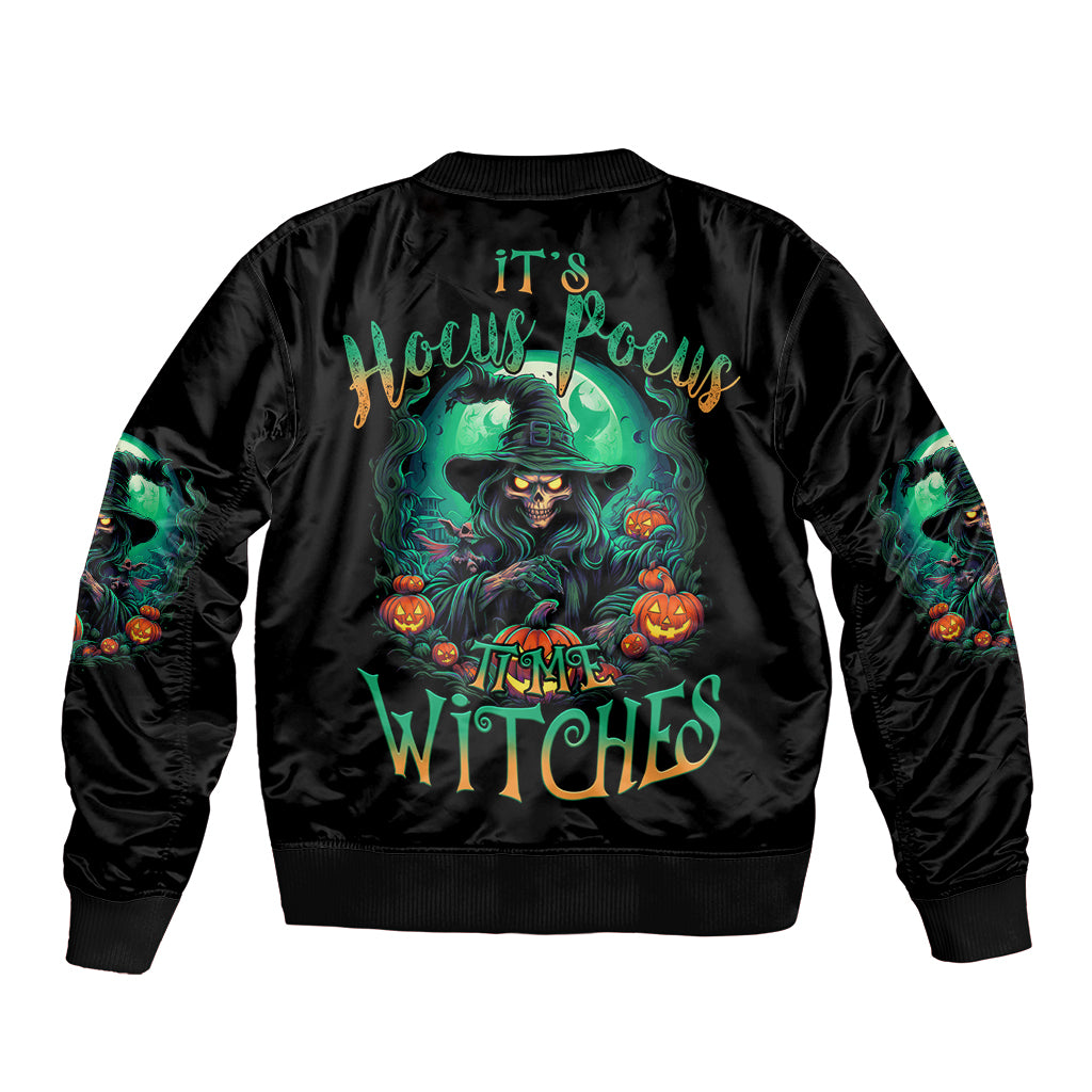Hocus Pocus Halloween Sleeve Zip Bomber Jacket - Wonder Print Shop