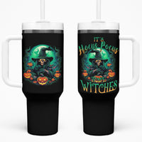 Hocus Pocus Halloween Tumbler With Handle - Wonder Print Shop