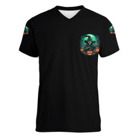 Hocus Pocus Halloween Women V Neck T Shirt - Wonder Print Shop