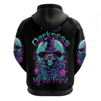 Hello Darkness My Old Friend Witch Halloween Hoodie - Wonder Print Shop