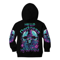 Hello Darkness My Old Friend Witch Halloween Kid Hoodie - Wonder Print Shop
