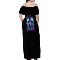 Hello Darkness My Old Friend Witch Halloween Off Shoulder Maxi Dress - Wonder Print Shop