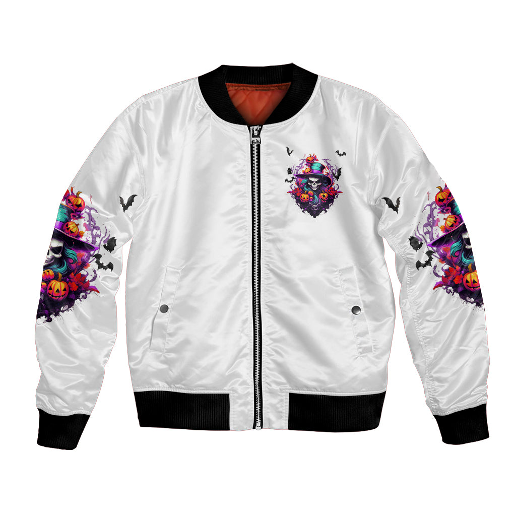 The Good Girl In Me Halloween Witch Bomber Jacket - Wonder Print Shop