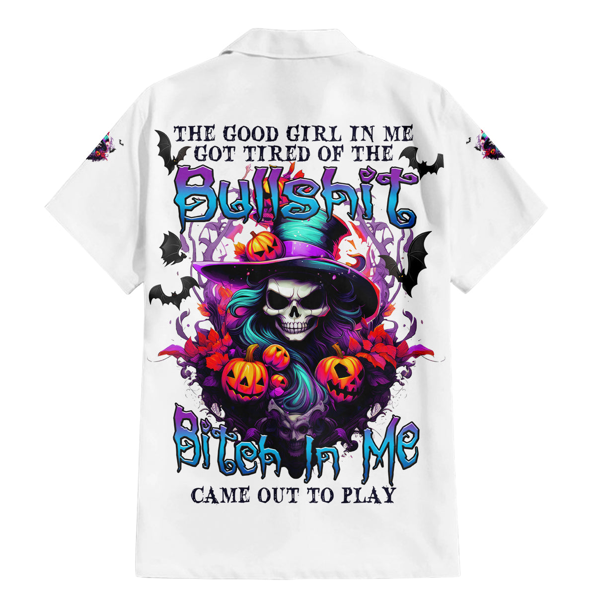 The Good Girl In Me Halloween Witch Family Matching Mermaid Dress and Hawaiian Shirt - Wonder Print Shop