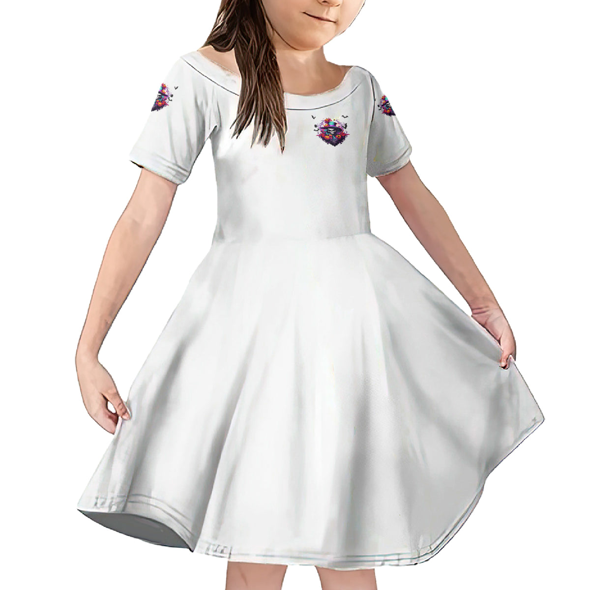 The Good Girl In Me Halloween Witch Family Matching Short Sleeve Bodycon Dress and Hawaiian Shirt - Wonder Print Shop