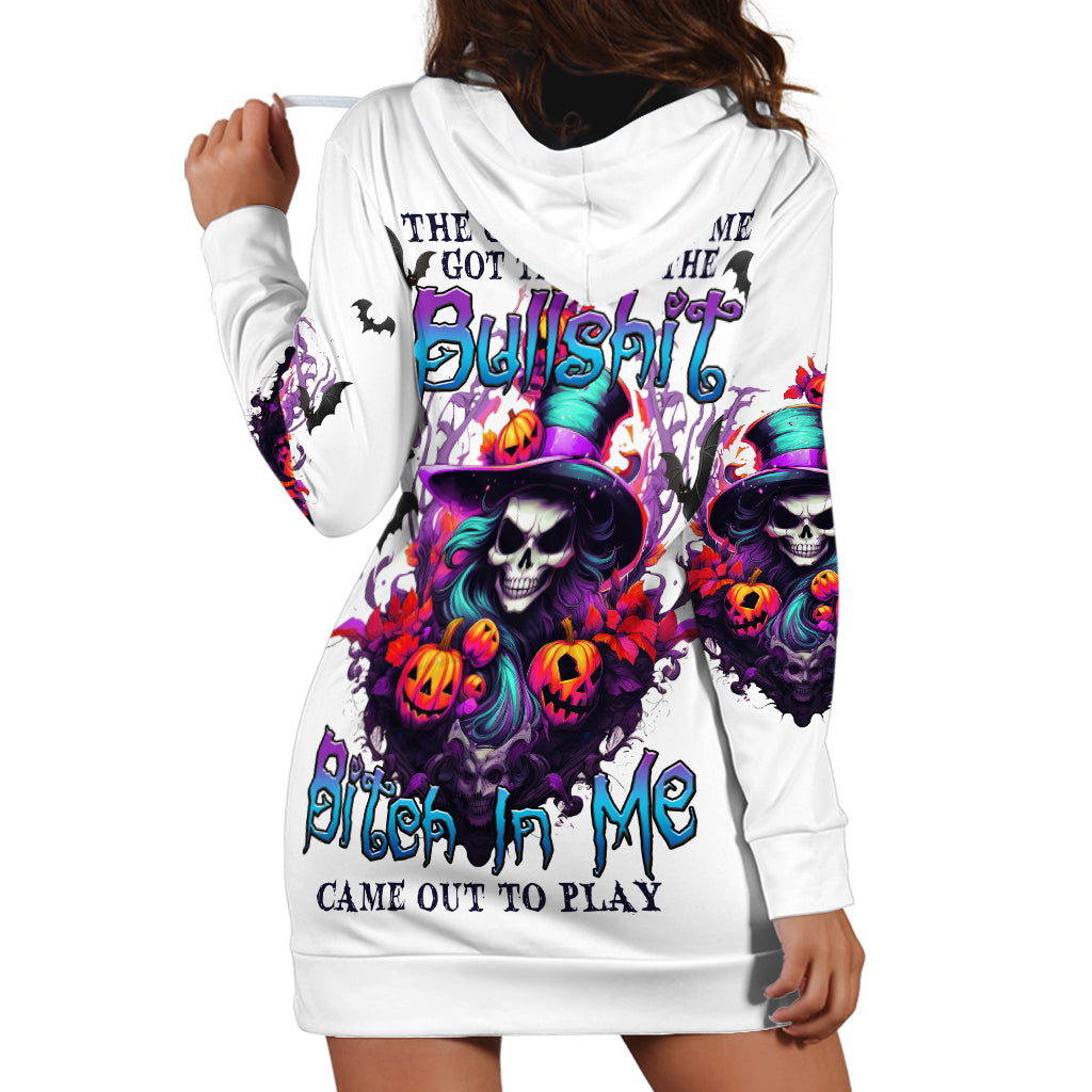 The Good Girl In Me Halloween Witch Hoodie Dress - Wonder Print Shop